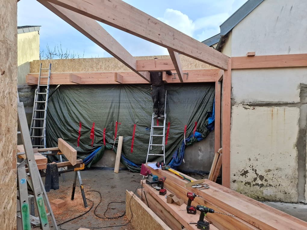 Dialogue architectural en ossature bois — vue 4
